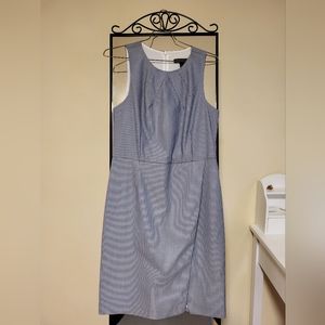 Banana Republic Blue and White Dress (size 6)